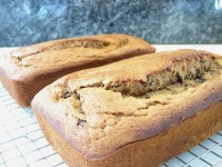 Dark Chocolate Peanut Butter Banana Bread