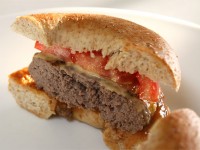 Bison Burger with Peanut Sauce Bison Burger with Peanut Sauce