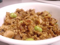 Fried Bulgur with Edamame Peas Fried Bulgur with Edamame Peas