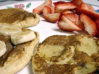 Gluten-Free Pancakes and Maple Peanut Butter Gluten-Free Pancakes and Maple Peanut Butter