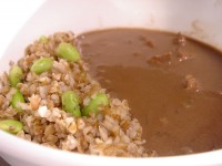 Peanut Butter & Pomegranate Stew with Edamame Bulgur Peanut Butter & Pomegranate Stew with Edamame Bulgur