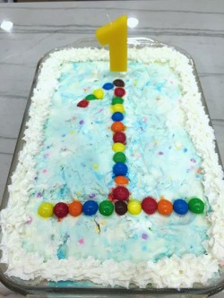 1 Year Old Ice Cream Cake
