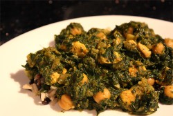Chicken Chana Saag